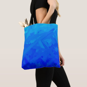 Blue Gradient Abstract  Tote Bag