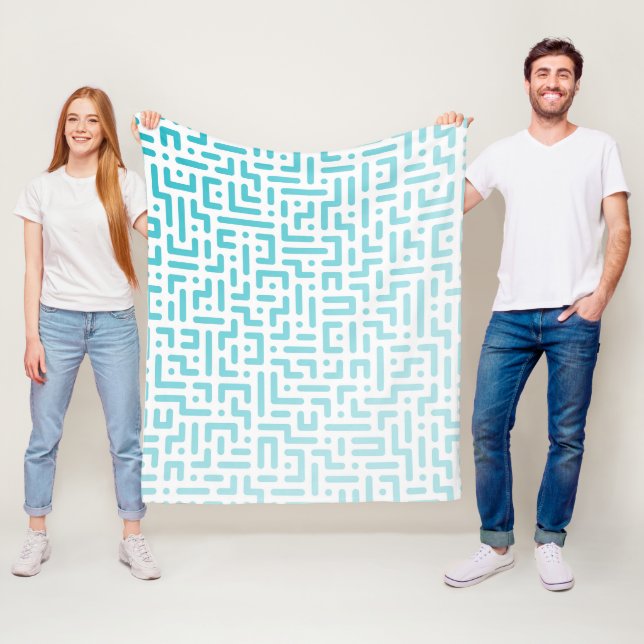 Blue Gradient Blanket (In Situ)