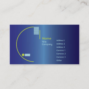 Blue Gradient - Business Card