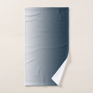 Blue gradient hand towel