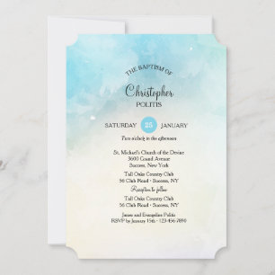 Blue Gradient Invitation