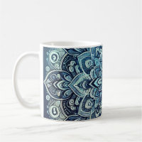 Blue Gradient Mandala Design