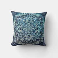 Blue Gradient Mandala Design
