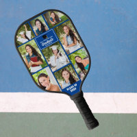 Blue Graduate Photo Collage Custom Graduation Gift