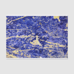 Blue Granite, blue marble, blue stone Tissue Paper
