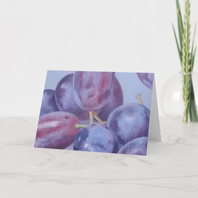 Blue Grape Card (Front)