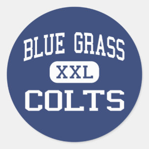 Blue Grass Colts Middle Elizabethtown Classic Round Sticker