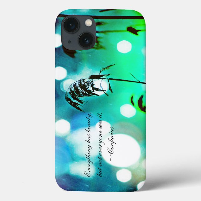 Blue Grass Drama Sparkle iPad Case (Back)