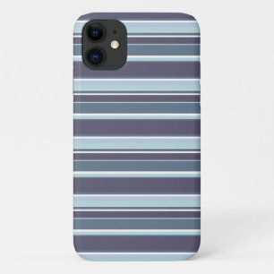 Blue-gray stripes Case-Mate iPhone case