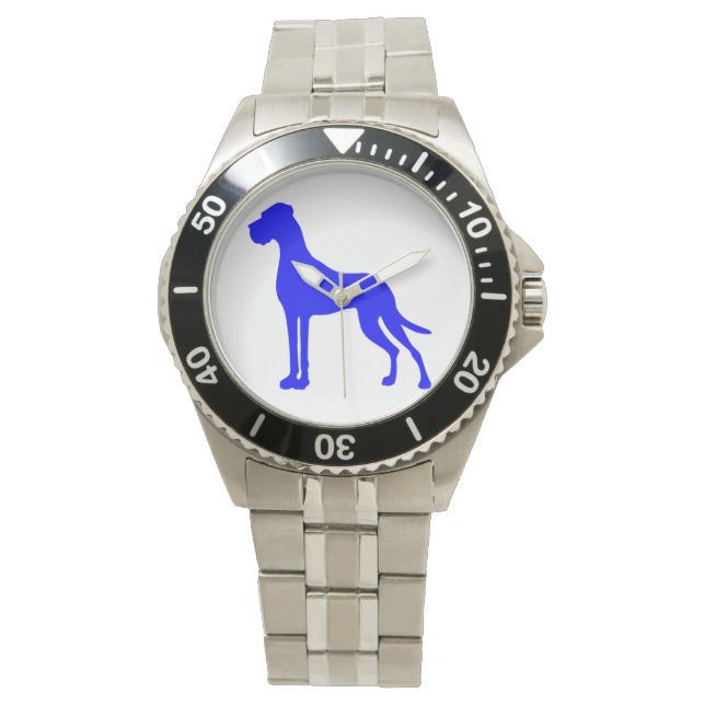 Blue Great Dane Watch (Front)