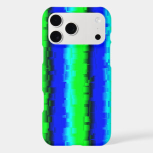 Blue Green 3D Rainbow Pattern