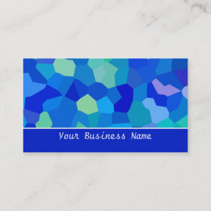 Blue, Green Abstract Business Card