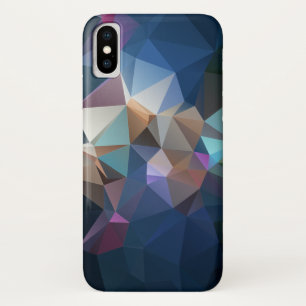 Blue Green Abstract Pyramid Art Case-Mate iPhone Case