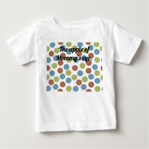 Blue, Green, and Brown Dots  Baby T-Shirt