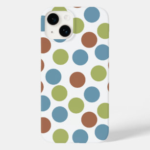 Blue, Green, and Brown Dots  Case-Mate iPhone 14 Case
