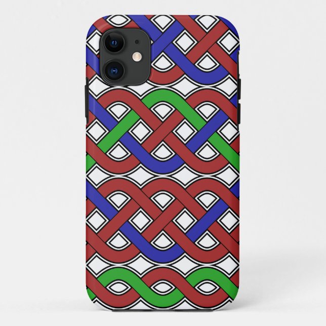 Blue, Green and Red Celtic Knots Case-Mate iPhone Case (Back)