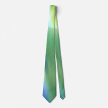 Blue Green Aurora Neck Tie