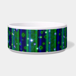 blue green black stripes with stars