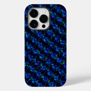 Blue Green Broken Glass Pattern Case-Mate iPhone 14 Pro Case