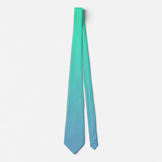 Blue Green Colour Tie (Front)
