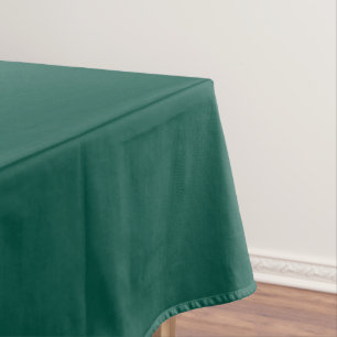 Blue-green (colour wheel) Deep Sea Green Tablecloth