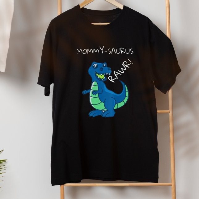 Blue Green Dinosaur Birthday Mum of birthday Boy T-Shirt (Blue Green Dinosaur Birthday Mom of birthday Boy T-Shirt)