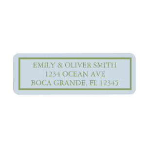 Blue Green Floral Watercolor Wedding 