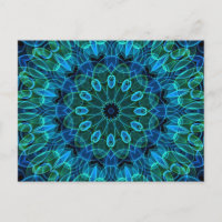 Blue Green Gems kaleidoscope