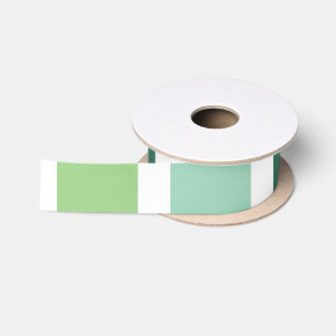Blue Green Hues Satin Ribbon