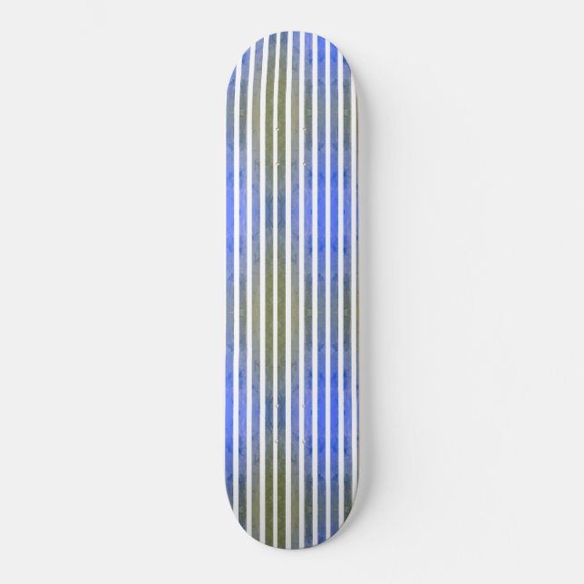 blue-green lines skater skateboard (Front)