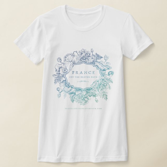 Blue-green logo t-shirt (Laydown)