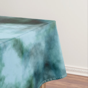 Blue Green marble Tablecloth