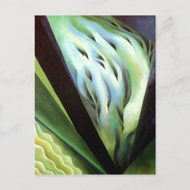 Blue Green Music Postcard (Front)