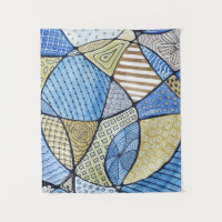 Blue & Green Neurographic Art Tape stry
