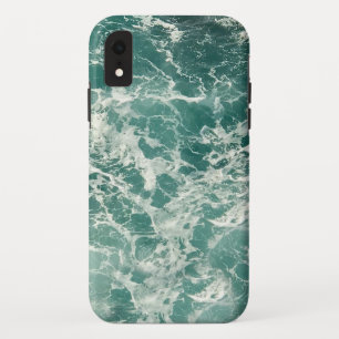 Blue Green Ocean Waves Case-Mate iPhone Case