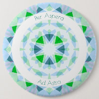 Blue Green Per Aspera Ad Astra Stars Motivational