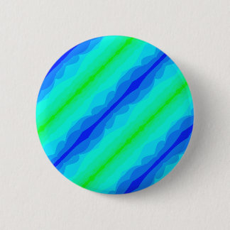 Blue-Green Pin/ 6 Cm Round Badge