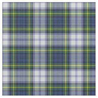Blue Green Plaid Tartan Fabric