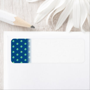 Blue Green Planet Dots Earth Day Ecology