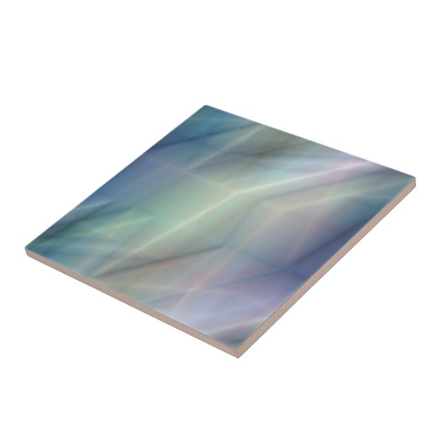 blue green purple abstract tile (Side)