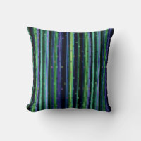 Blue, green, purple geometric with stripes