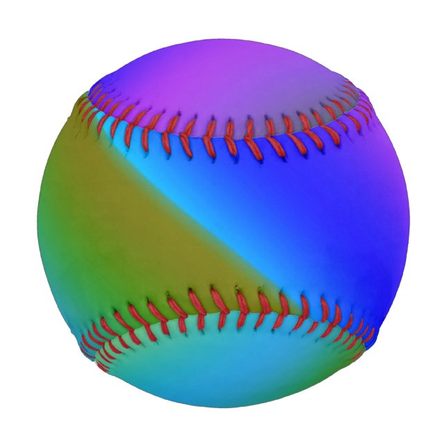 Blue green rainbow abstract texture pattern art  t baseball (Front)