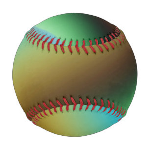 Blue green rainbow abstract texture pattern art t baseball