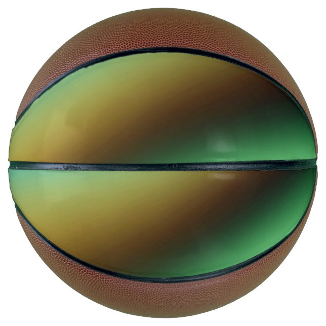 Blue green rainbow abstract texture pattern art  t basketball (Front)