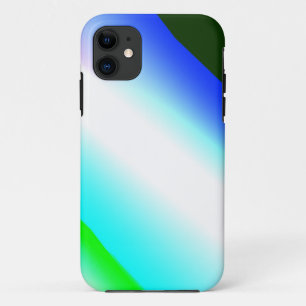 Blue green rainbow abstract texture pattern art  t Case-Mate iPhone case