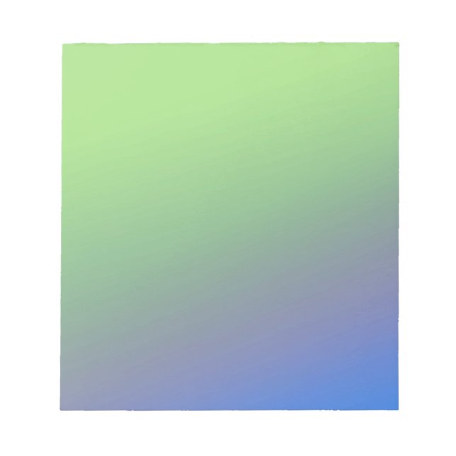 Blue green rainbow abstract texture pattern art  t notepad (Front)