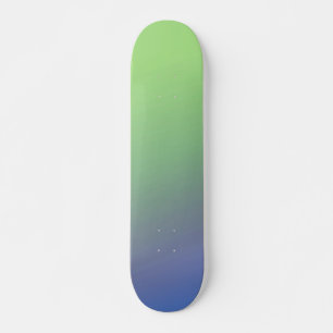 Blue green rainbow abstract texture pattern art t skateboard