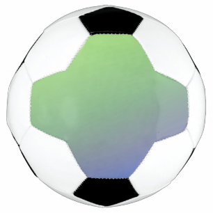 Blue green rainbow abstract texture pattern art t soccer ball
