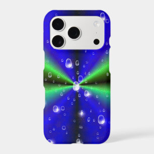 Blue Green Rainbow in Elephant Skin Leather Optik
