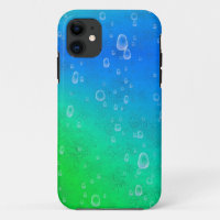 Blue Green Rainbow in Elephant Skin Leather Optik
